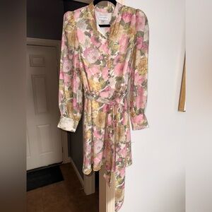 Lucy Paris Floral Long Sleeve Dress